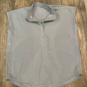 Figs Light Gray Top